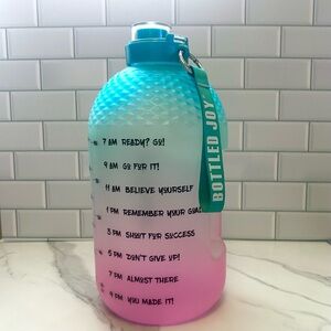 Gradient Motivational Water Bottle